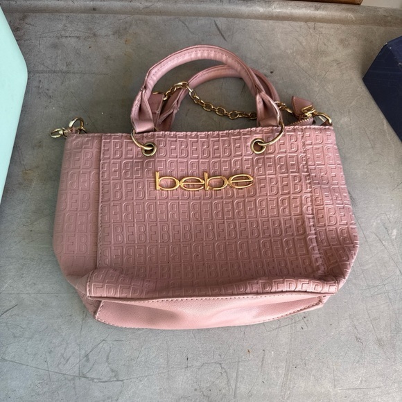 Bebe Womens Tote Handbag Very Cute Pink - Picture 1 of 7
